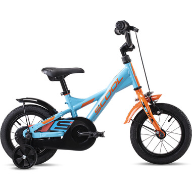S'COOL XXLITE Acier 1V 12" Kids Bike Blue/Orange 2020 0